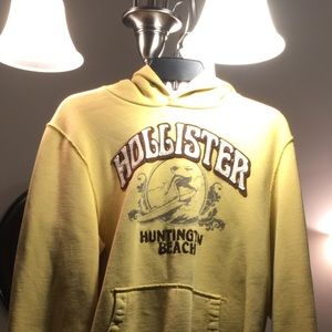 Yellow Holister hoodie